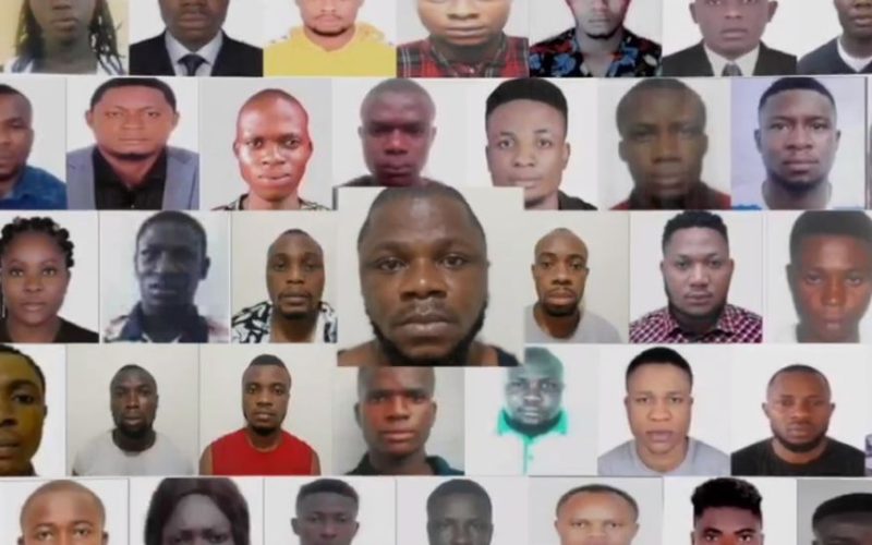 47 members of African gangs arrested for blackmail, extortion and cybercrimes