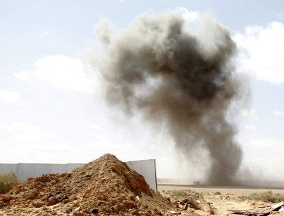Jets hit Libya's al-Watiya airbase where Turkey may build base, sources say