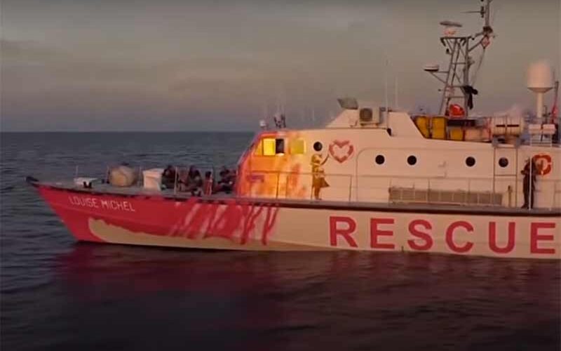 British street artist Banksy funds refugee rescue boat