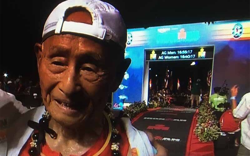 World’s oldest Ironman plans to keep competing into his 90s