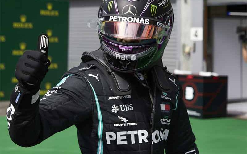 World champ Hamilton dedicates Belgian GP pole position to Black Panther star