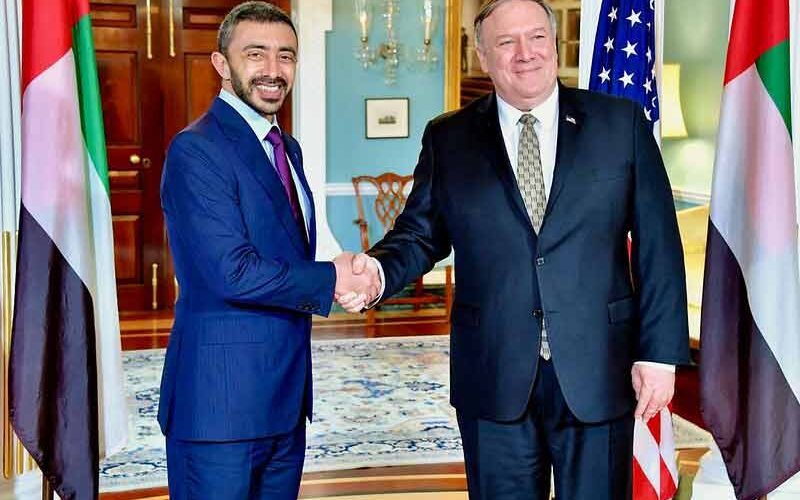 Pompeo discusses Libyan conflict, Iran with UAE counterpart