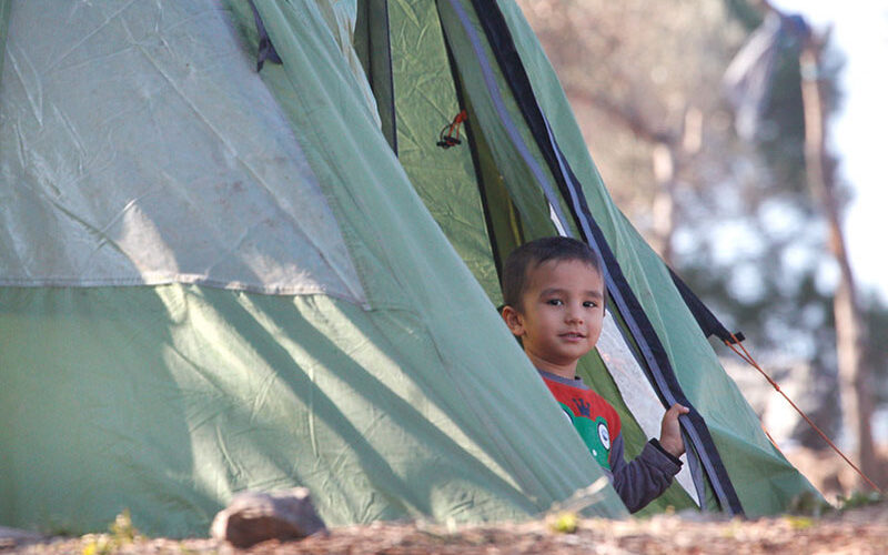 About 9,000 migrants on Greece’s Lesbos move into tent camp after fire