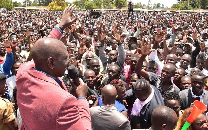 Thousands at church service with Kenyan deputy president