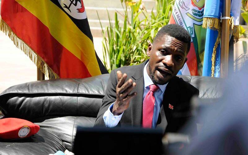 Uganda presidential hopeful Bobi Wine says security forces raided his office
