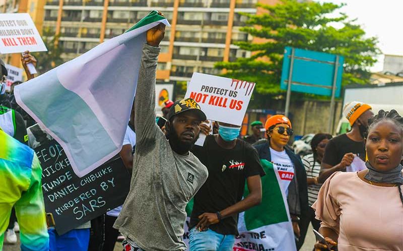 Lagos imposes 24-hour curfew amid protests against Nigeria’s police
