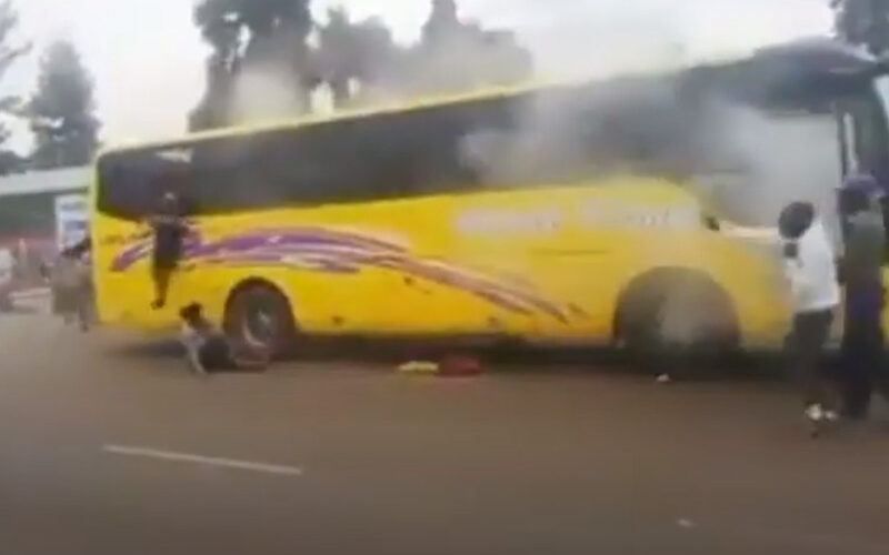 Zimbabwe police arrested for firing tear gas into bus full of commuters