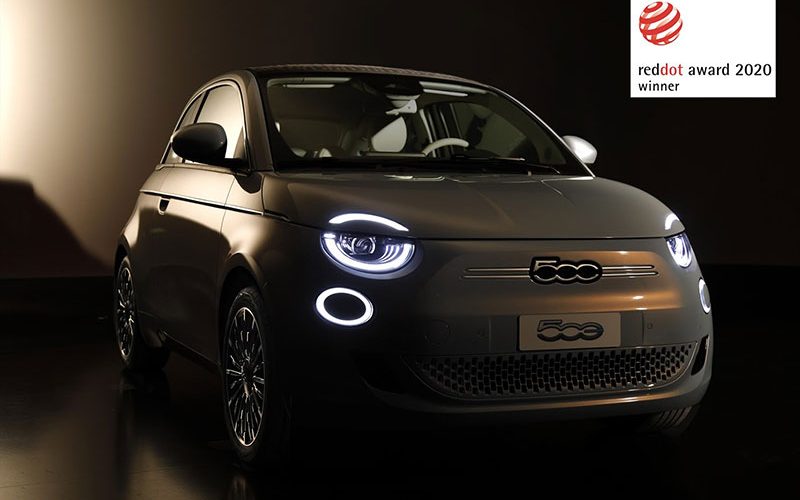 Fiat New 500 wins the “Red Dot Award 2020”