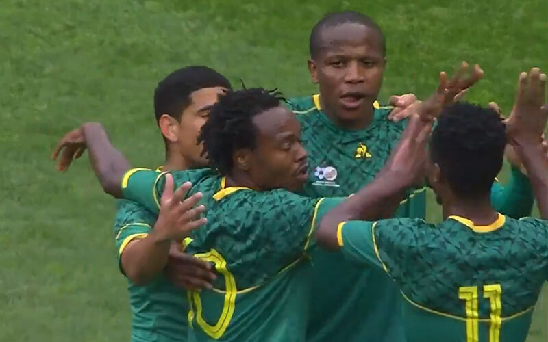 Bafana defeat Sao Tome 4-2 from Percy Tau late heroics