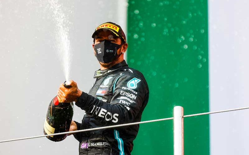 Mercedes make history as Hamilton steals sensational win at Emilia Romagna GP