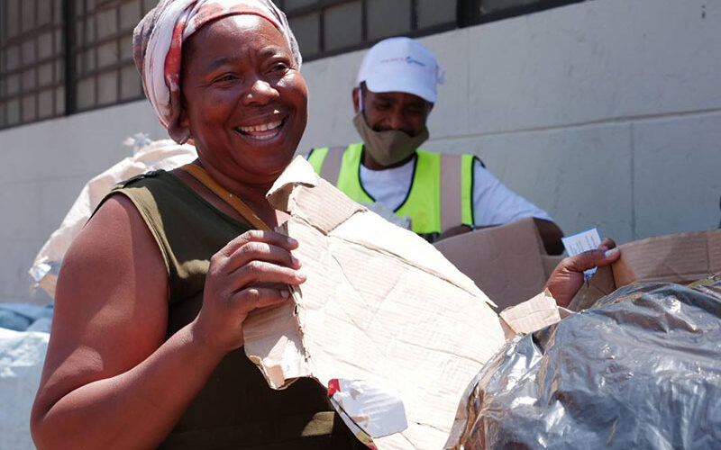 Trash for cash: South Africans fight hunger with digital currency