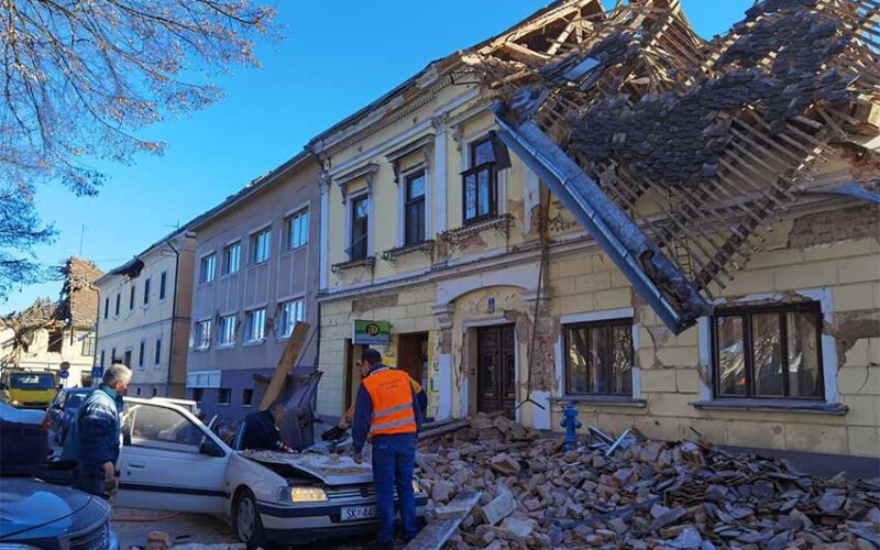Earthquake strikes central Croatia, killing six and damaging buildings
