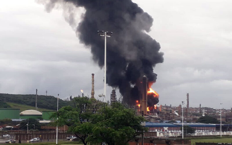 Blast-rocked South African oil refinery shut down for investigations