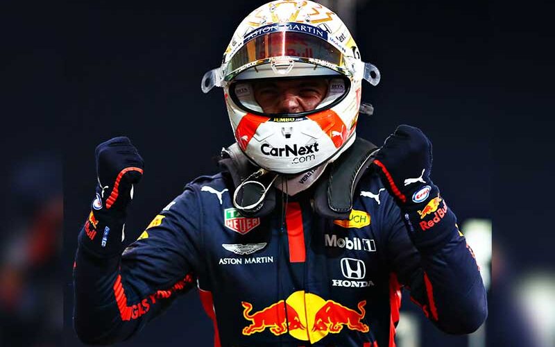 Max Verstappen on maiden pole in last 2020 race