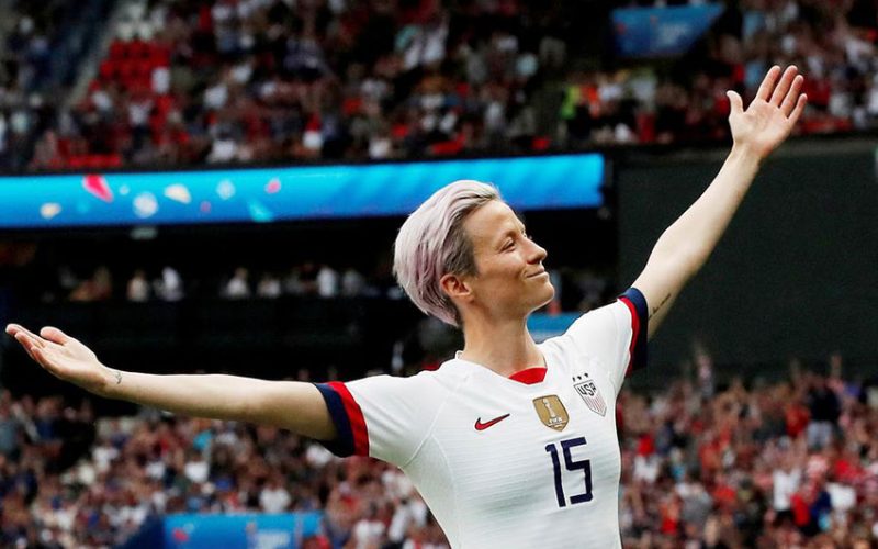 Soccer-Rapinoe questions her inclusion in FIFA team of year