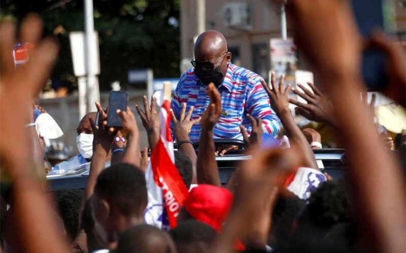 Re-elected Ghana President Akufo-Addo faces hung parliament