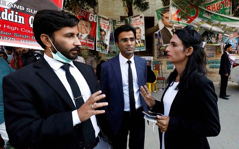 Pakistan’s first transgender lawyer goes from begging to fighting in court