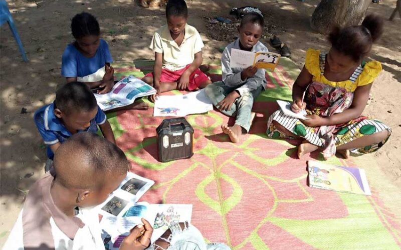 With schools shut by pandemic, solar radios keep Kenyan children learning