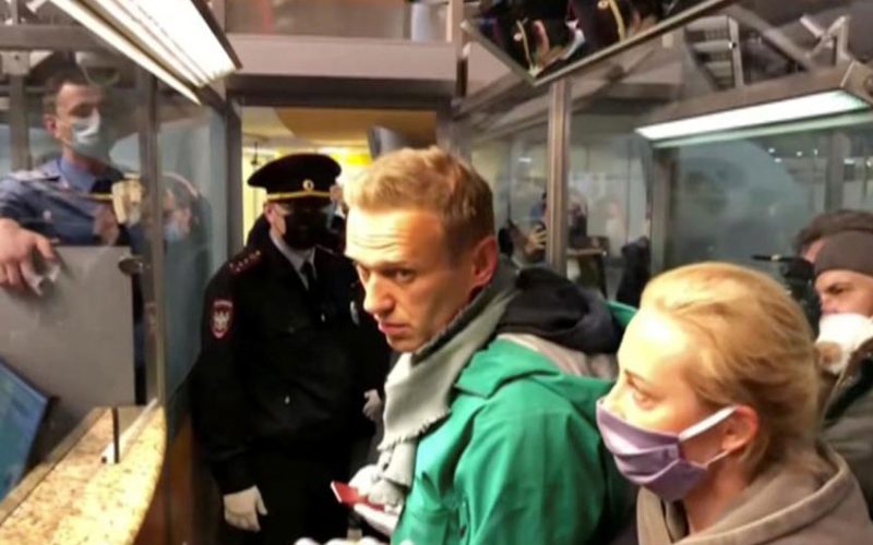 Kremlin foe Navalny held in pre-trial detention