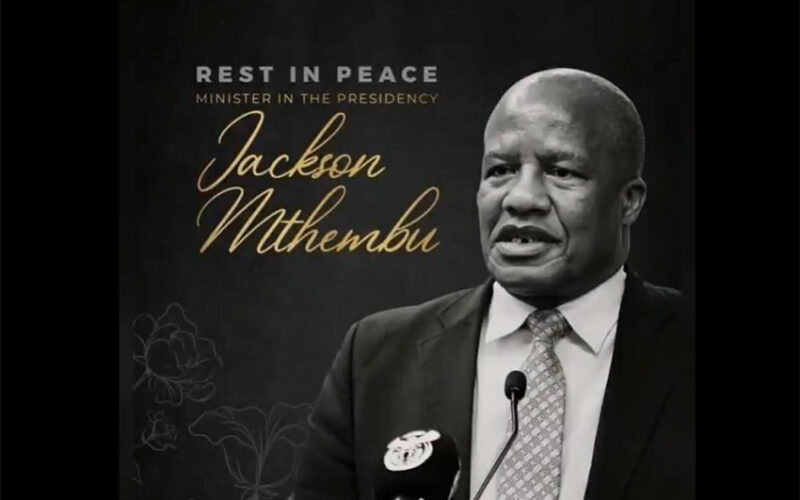 “Mthembu was a champion for social justice”