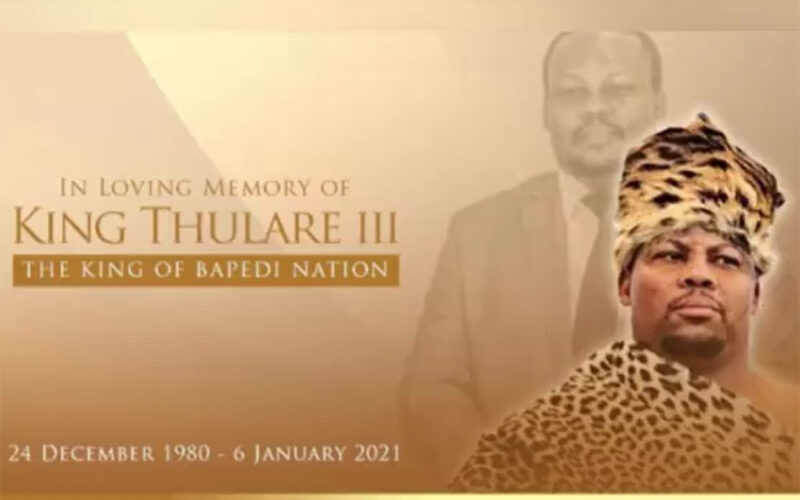 In loving memory of King Thulare III
