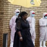 South African politician in trouble for not wearing a mask