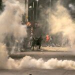 Tunisian police fire tear gas on protesters in southern city