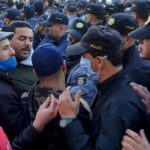 Hundreds of Tunisians protest about police abuse