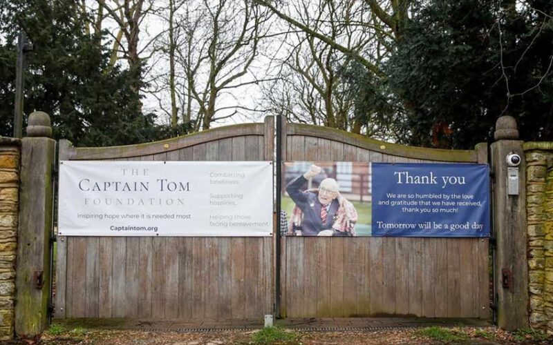 ‘Get well’ messages pour in for UK’s Captain Tom, 100, in hospital with COVID