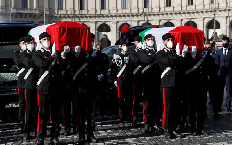 State funeral for envoy, bodyguard