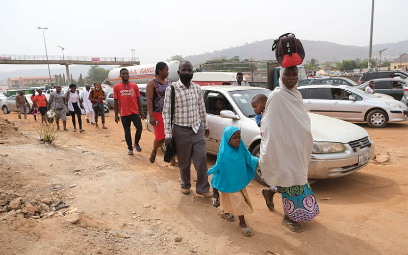 Abuja People and traffic