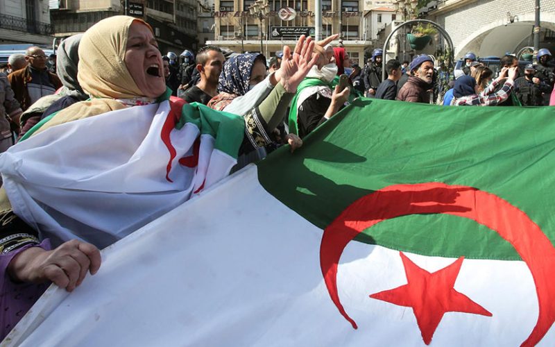 Algeria restricts street protests