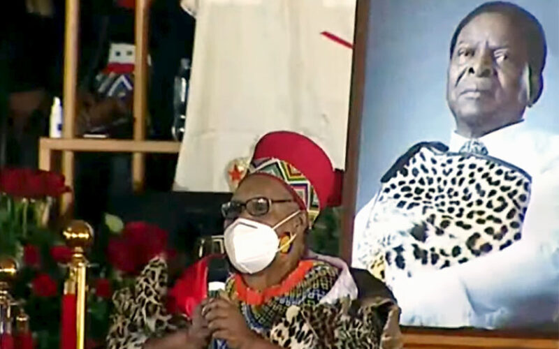 Official memorial service for Amazulu King