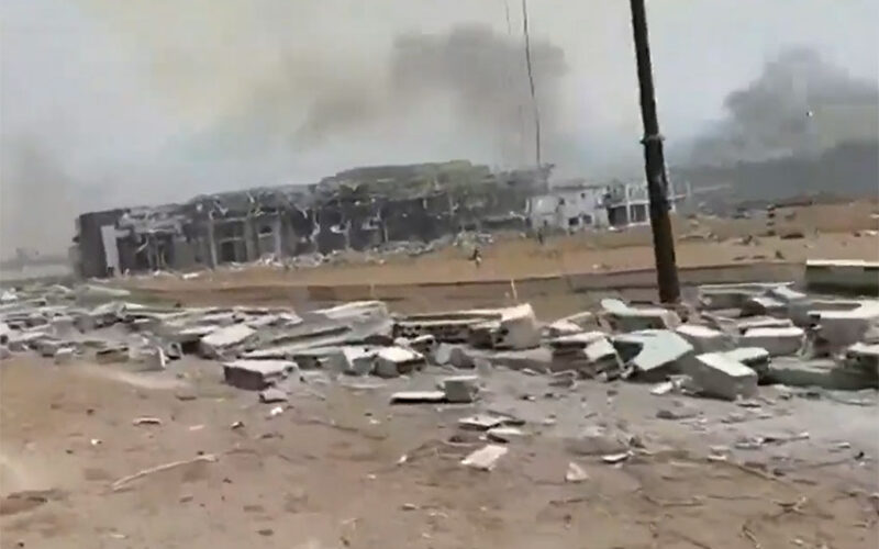 Dynamite explosions at army base kill 15