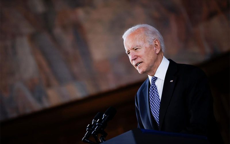Biden, Harris condemn U.S. racism, sexism in blunt language