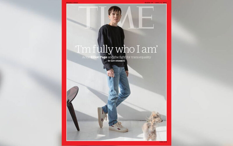 ‘Juno’ actor Elliot Page becomes first trans man to star on Time magazine cover