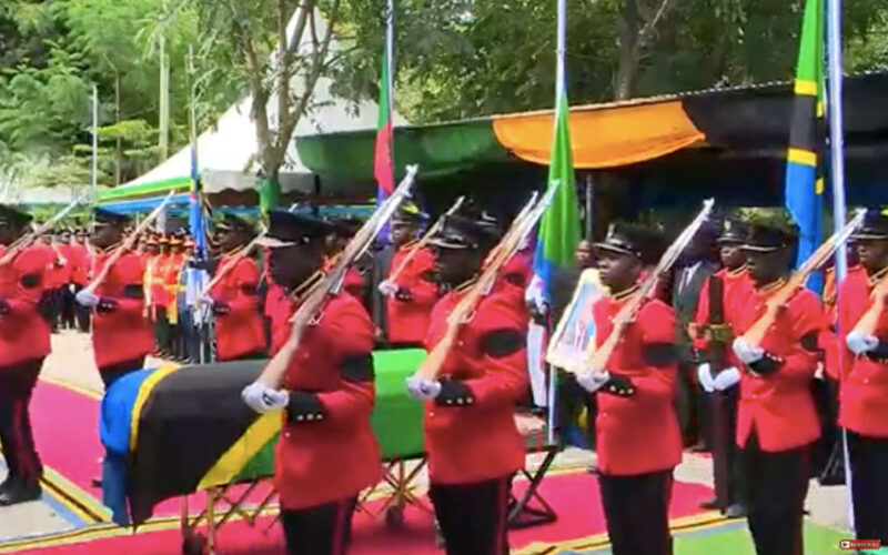 21 gun salute send-off for Magufuli