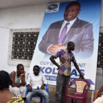 Supporters of Congo Republic's opposition presidential candidate Guy Brice Parfait Kolelas