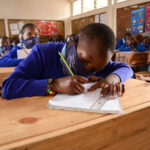 Pupils of Olympic Primary School in Nairobi, Kenya