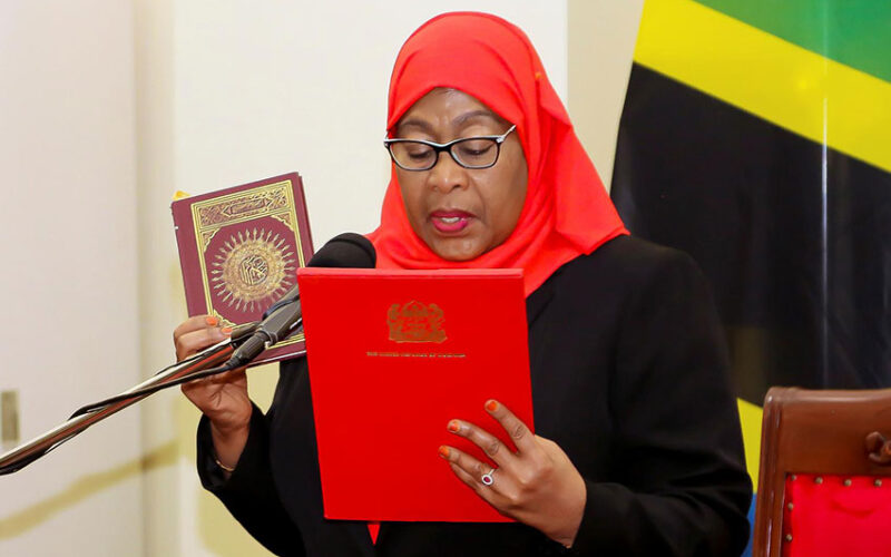Tanzania's new President Samia Suluhu Hassan