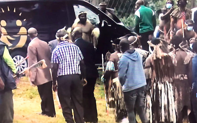 Zulu King’s remains arrive at palace, before burial