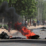 Burning-tires-N’Djamena-Chad