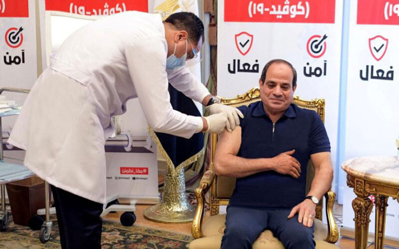 Egypt’s Sisi receives coronavirus vaccine