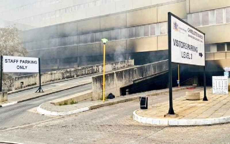 Fire at Joburg hospital extinguished, all patients transferred