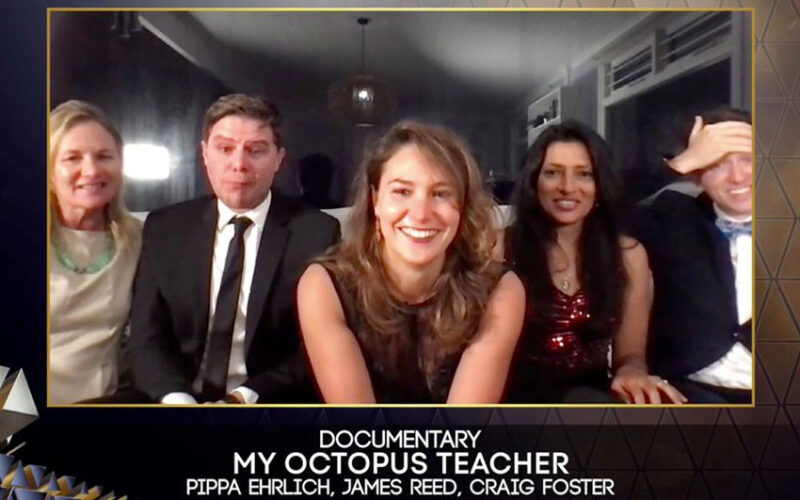 Human-octopus love story up for an Oscar