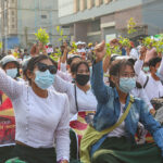 Protests against the coup in Myanmar