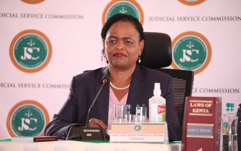 Parliament confirms Kenya 1st female chief justice
