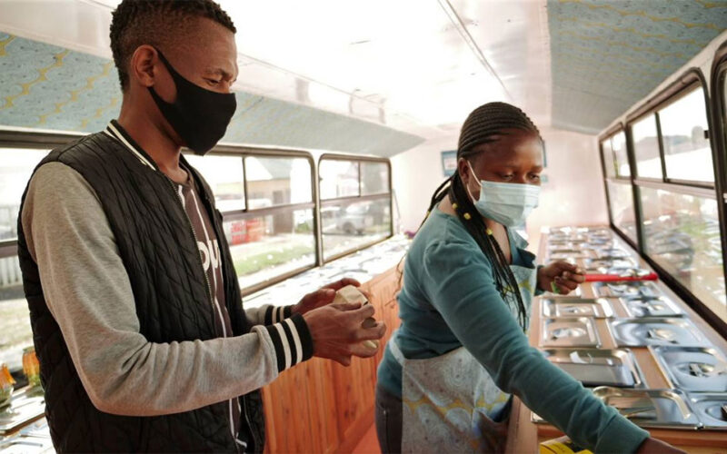In South Africa, a zero-waste food bus hopes to drive away hunger