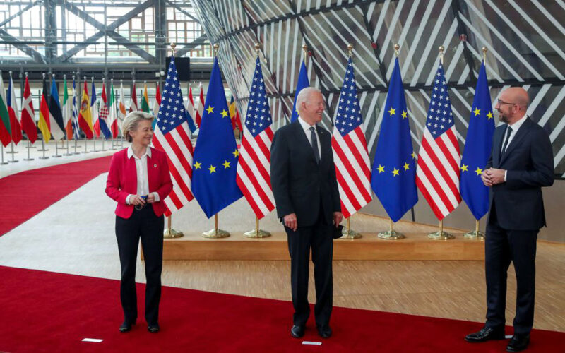 Quoting Irish poet, Biden ends EU trade war in renewal of transatlantic ties