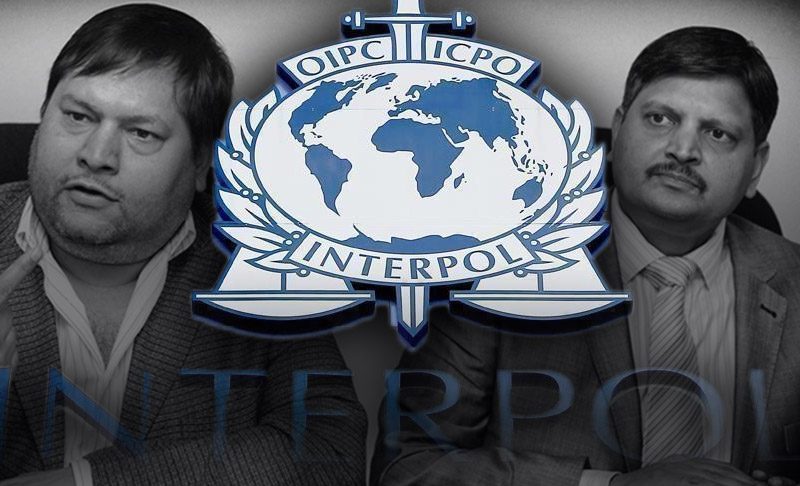 Interpol considers “red notices” for Guptas